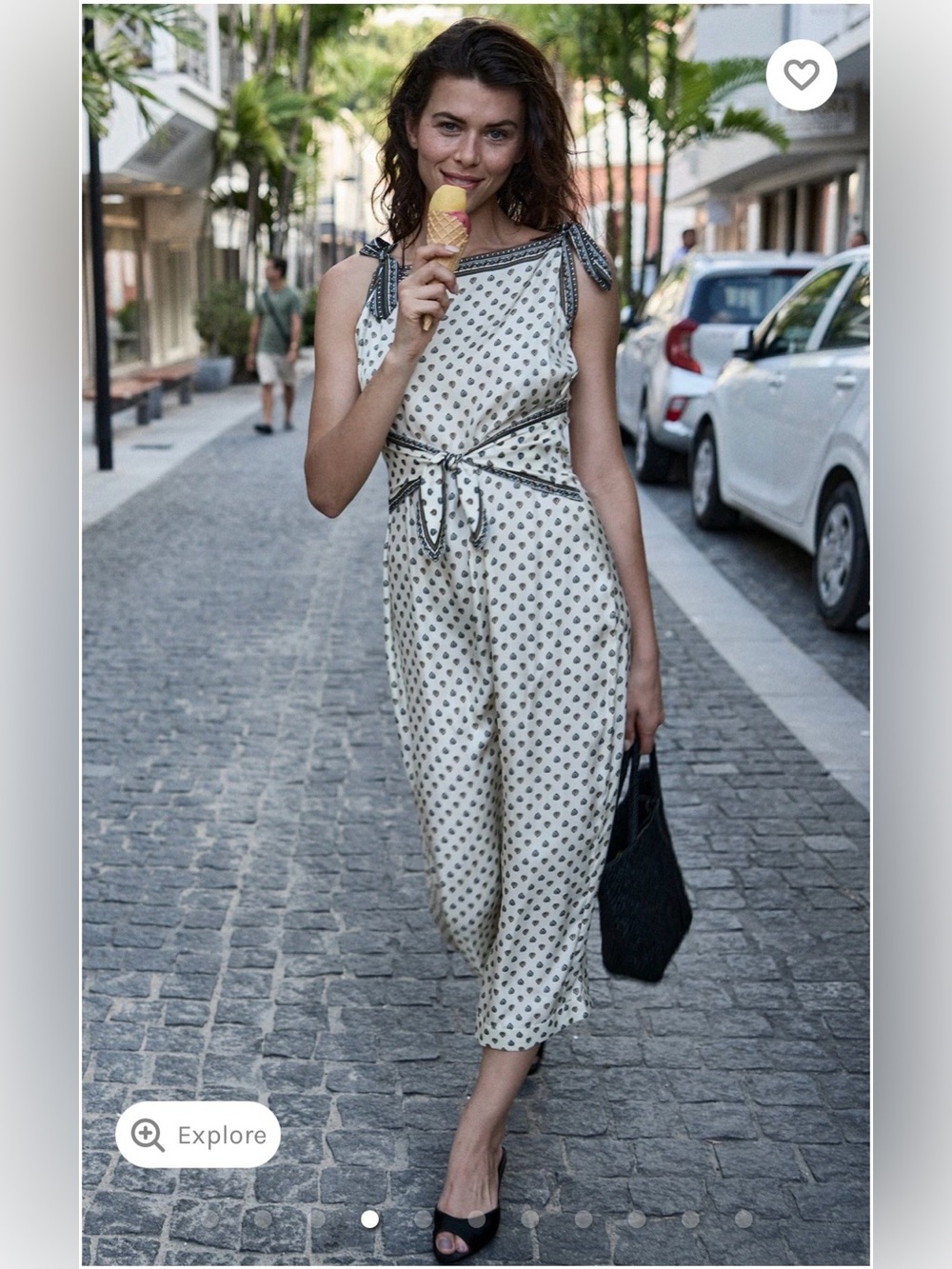 DOEN Amorette Dress in Riviera Foulard